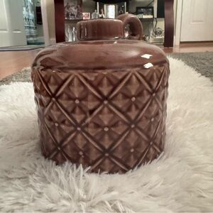 At Home Purple Ceramic Jug NWT